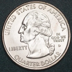 2008-D 25C Arizona State Quarter Lightly Toned USA BB054 - Picture 1 of 2