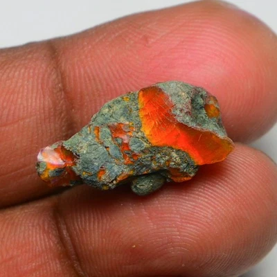 Rare Orange Opal Rough 7.50 Cts Natural Ethiopian Welo Opal Raw, Jewelry Grade - Image 1 of 4