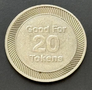 Peter Piper Pizza 20 Tokens Game on Chuck E Cheese Related Token - Picture 1 of 2