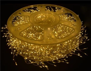 MAURY'S FILO CLUSTER MICROLED 1000 BIANCO CALDO CON BOBINA 35MT - Foto 1 di 1