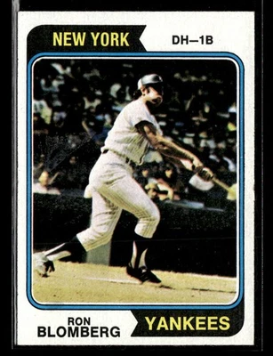 1974 Topps Ron Blomberg #117 - Image 1 of 2