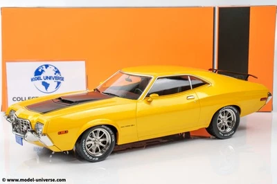 Ixo - 1:18 Ford Gran Torino Sport 1972 Yellow Metallic - Diecast Model - Image 1 of 4