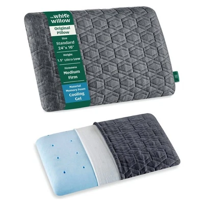 Slim Orthopedic Memory Foam Cushion for Neck & Shoulder Pain Relief – Thin Co... - Image 1 of 4