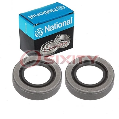 Sellos de nudillo de dirección delantera National de 2 piezas para Chevrolet K10 ge 1967-1977 Foto 1 de 4