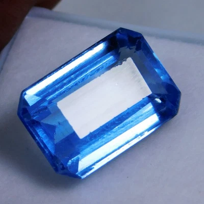CERTIFIED 11.50 Ct FLAWLESS NATURAL UNHEATED COBALT BLUE SPINEL PERFECT GEMSTONE - Image 1 of 4
