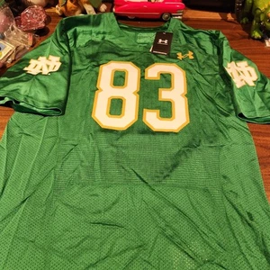 NUEVO con etiquetas Camiseta Under Armour Notre Dame Chase Claypool, Talla Grande - Imagen 1 de 8