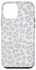 iPhone 12 mini White Gray Cheetah Leopard Print Animal Skin Cute Trendy Case
