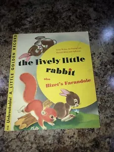 1948 Little Golden Book Record " The Lively Little Rabbit" - Picture 1 of 6