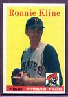 Ron Ronnie Kline ~ 1958 Topps Baseball Card #82 ~ Grade: Ex (A792)