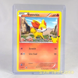 Pokemon TCG 25th Anniversary McDonalds Promo Card - Fennekin 14/25 nonholo 2021 - Picture 1 of 2