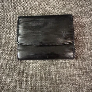 Louis Vuitton Black Epi Leather Port Feiulle Elise Trifold Wallet - Picture 1 of 10