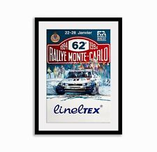 Print Poster  Car Auto Race Rallye Monte Carlo 1994   Wall Art Picture A3