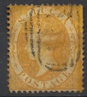 St Lucia Stamps 1864 One Shilling Orange Used