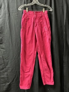 Vtg Lee Jeans Womens Pink Size 5 Hi Rise Straight Denim 90s USA S55 - Picture 1 of 7