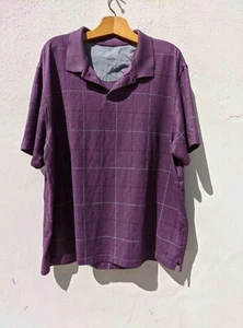Van Heusen Flex Polo T-Shirt Uomo , Colore Viola , Taglia XXL - Imagen 1 de 9