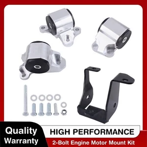 2-Bolt Engine Swap Motor Mount Kit For 96-2000 Honda Civic EK B-Series D-Series - Picture 1 of 7