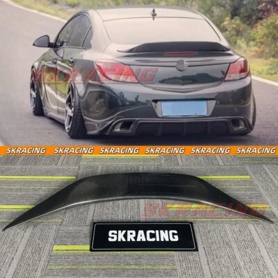 Alerón trasero de fibra de carbono/negro brillante para Buick Regal GS 2011-13 Foto 1 de 4