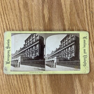 Antique Stereoview Card Stereoscope Carleton House Carlton Palace Terrace 1895 - Picture 1 of 12