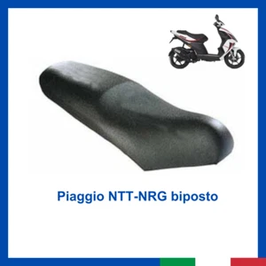 Coprisella per scooter PIAGGIO NRG NTT 50 biposto ecopelle sky nero copri sella - Imagen 1 de 1