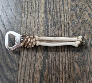 Skull Tavern Bottle Opener, Bones Bottle Opener, Skeleton Bottle Opener - Picture 1 of 3