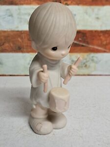 New ListingPrecious Moments '82 Iâ€™ll Play My Drum for Him Figurine Clean Smoke Free Home