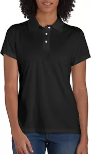 Camisa polo tejida absorbente de humedad DRI fresca de Hanes para mujer PEQUEÑA - Imagen 1 de 4