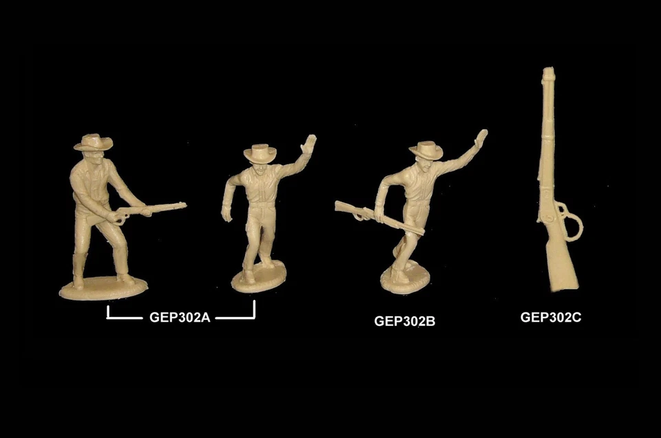 Bonecos MARX TV Western Character Rifleman 54mm brinquedos de resina soldados brinquedos conjuntos - Imagem 1 de 1