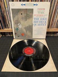 EX+ DAVE BRUBECK QUARTET Time Further Out COLUMBIA LP 1st 6-eye 1D/1G STEREO - Picture 1 of 4