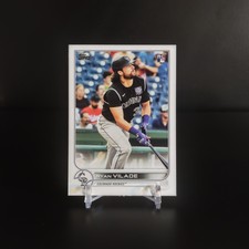 2022 Topps Ryan Vilade RC Base #586 Colorado Rockies