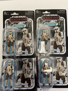 Menge 4 Star Wars Vintage Scarif Stormtrooper VC133 3,75" Figur Shoretrooper - Bild 1 von 3