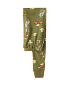 Hanna Andersson Kids Star Wars Mandalorian Long John Pyjama Bottom Only - Green - Picture 1 of 3