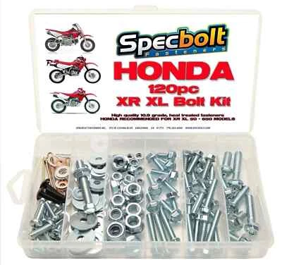 Kit de pernos Honda XR 120 piezas XR80 XR100 XR250R XR600 XR650L XL100 XL185 XL250 XL600 Foto 1 de 4