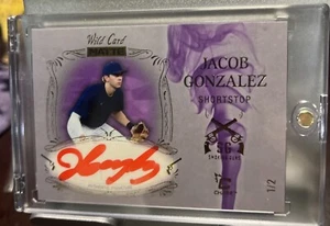 Jacob Gonzalez Smoking Guns Wild Card Auto # 1/2 - Bild 1 von 2
