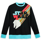 Walt Disney Monde 1970's Throwback Star Wars Millennium Falcon Sweatshirt XL