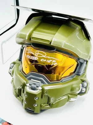 史蒂夫·唐斯签名光环大师首席面具 — 第 1/4 张图片