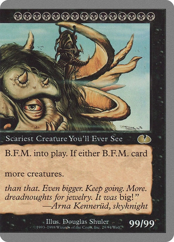 MTG B.F.M. (Big Furry Monster) Right  - Unglued #29 - Image 1 of 1