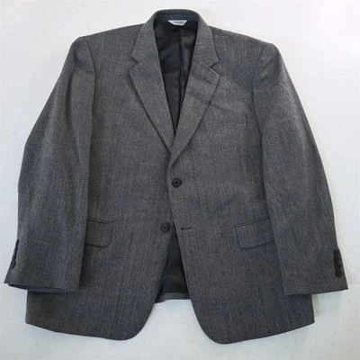 Chaqueta Blazer Abrigo Deportivo Joseph & Feiss 46S Gris Espiga Lana de Cordero Franela Foto 1 de 4