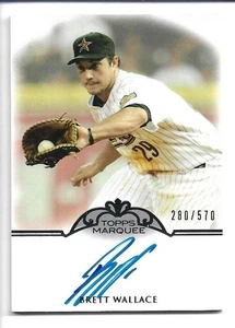 2011 Topps Marquee Monumental Markings /570 Brett Wallace #MM-BWA Autograph Auto - Picture 1 of 2