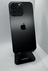 Unlocked Apple iPhone 15 Pro Max 256GB Black Titanium MU663LL/A - Zdjęcie 1 z 8