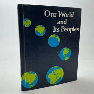 OUR WORLD AND ITS PEOPLES Kolevzon Heine HC Allyn & Bacon c.1970s Textbook - Picture 1 of 4