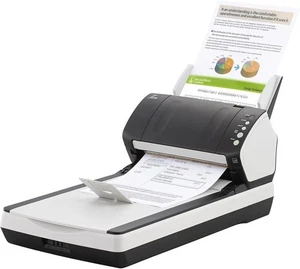 Fujitsu Fi-7240 Duplex Color Document Scanner with ADF & Flatbed, Office Use - Picture 1 of 7