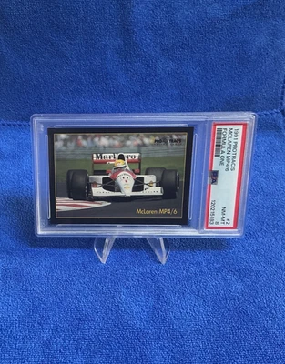 1991 PRO TRAC'S FORMULA ONE #2 AYRTON SENNA - McLAREN -  MP4/6  - PSA 8 - Image 1 of 4