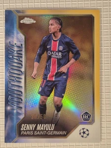 Senny Mayulu RC /50 Youthquake Topps Chrome UCC 24/25 PSG - Bild 1 von 2