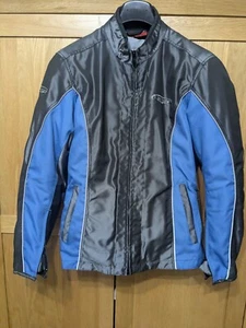 Ladies Spada Motorcycle Jacket with lining. - Pristine Condition - Grey/ Blue - Picture 1 of 7