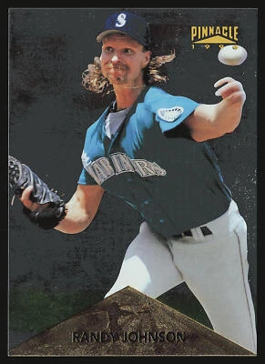 1996 Pinnacle #236 Randy Johnson Foil - Image 1 of 2
