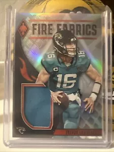 2023 Panini Phoenix - Fire Fabrics #FIRE-5 Trevor Lawrence /150 (MEM) - Picture 1 of 2