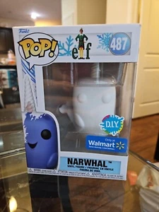 Funko Pop! Figura de vinilo blanca exclusiva de Walmart Movies Elf #487 Narwhal hágalo usted mismo - Imagen 1 de 2