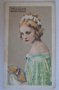 Champions Screen & Stage 1934 Pre WWII Gallaher Park Drive Crd Tallulah Bankhead