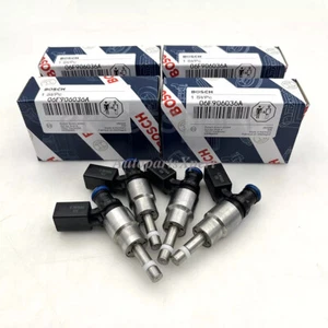 For VW Golf EOS Jetta Audi A3 A4 TT 2.0 TFSI 4 pcs 06F906036A OEM Fuel Injectors - Picture 1 of 1