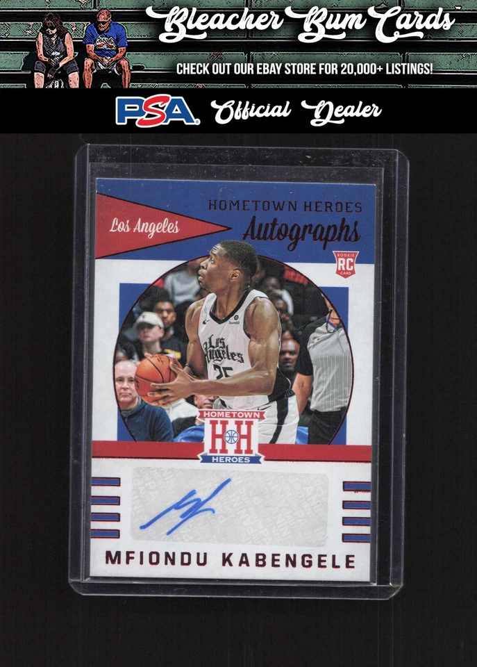 2019-20 Panini Chronicles Mfiondu Kabengele Hometown Heroes RC Auto #/99 - Image 1 of 2